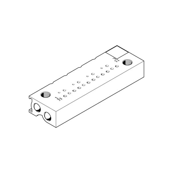 Manifold Block MHP1-PR2-3-PI-PCB